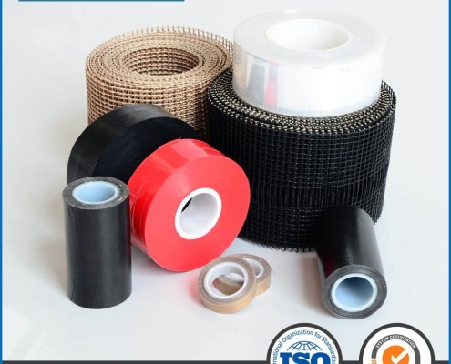 PTFE mesh conveyor belt for heat transfer processing